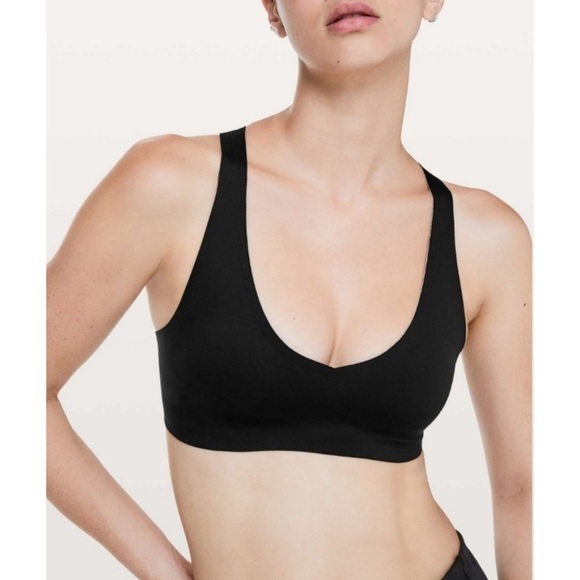 Lululemon Light Strides bra black ultralu size 4 - Picture 1 of 5